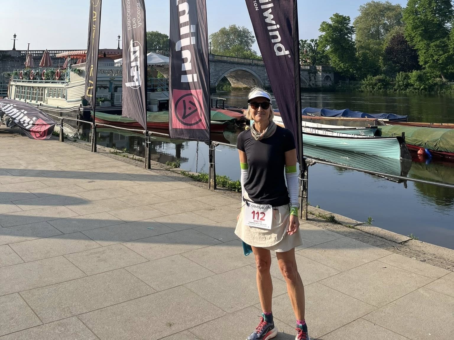 Ninette fullførte Thames Path 100 miles på 26:42 etter å ha ledet halvveis